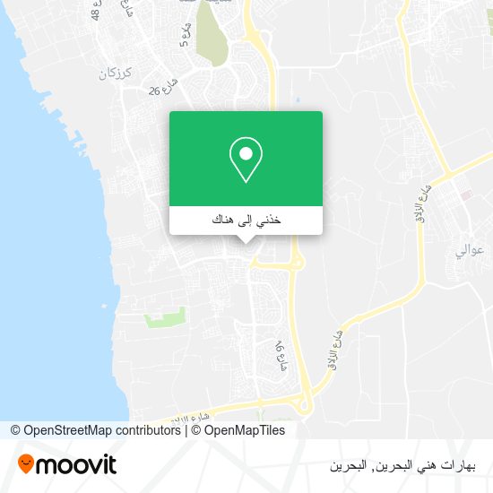 خريطة بهارات هني البحرين