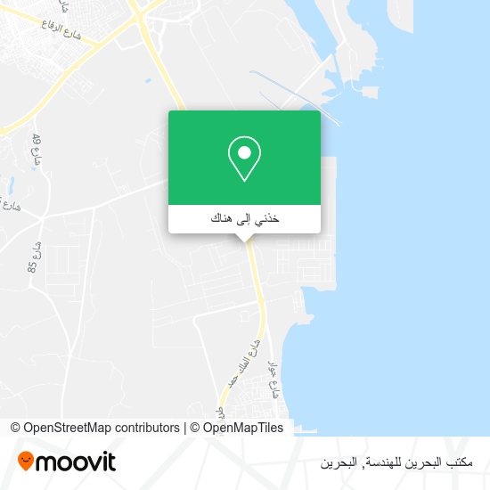 خريطة مكتب البحرين للهندسة
