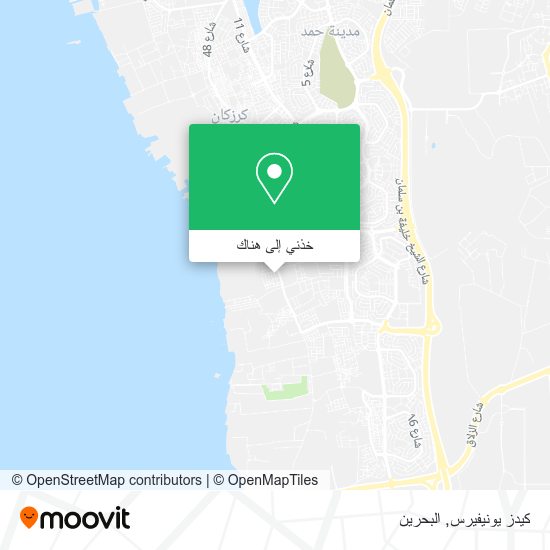 خريطة كيدز يونيفيرس