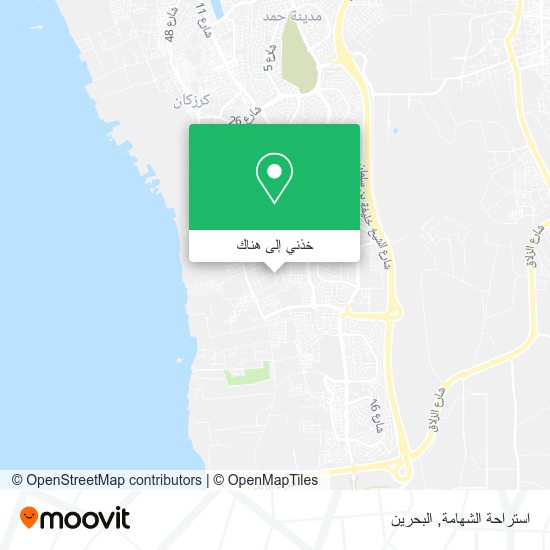 خريطة استراحة الشهامة