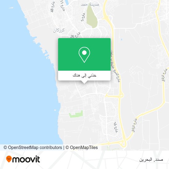 خريطة صدد
