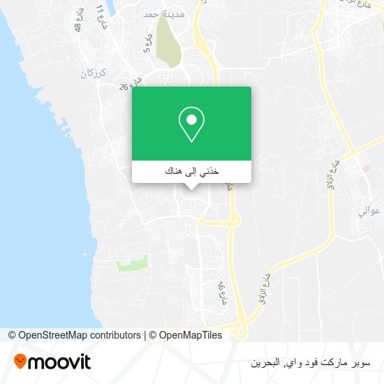 خريطة سوبر ماركت فود واي