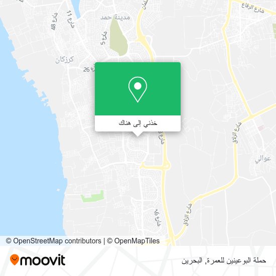 خريطة حملة البوعينين للعمرة