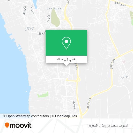 خريطة المدرب محمد درويش