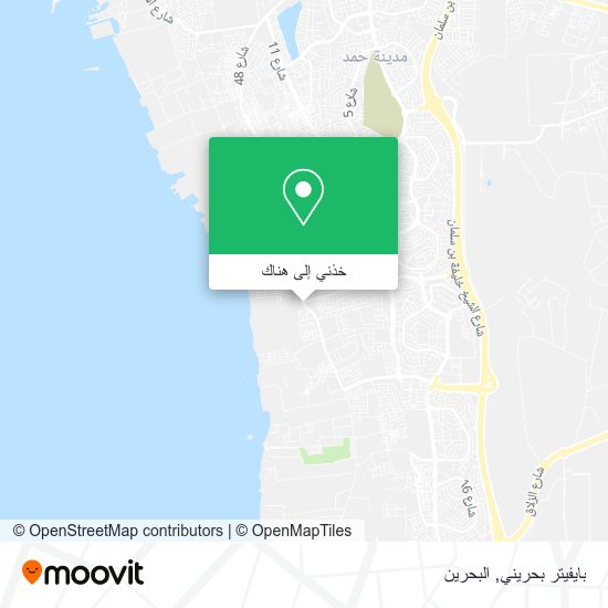 خريطة بايفيتر بحريني