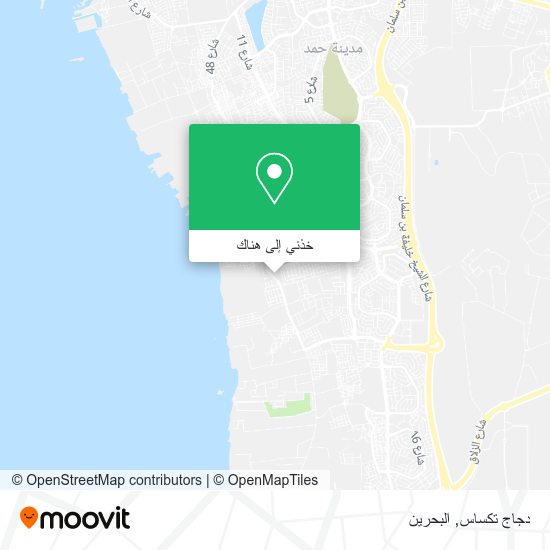 خريطة دجاج تكساس