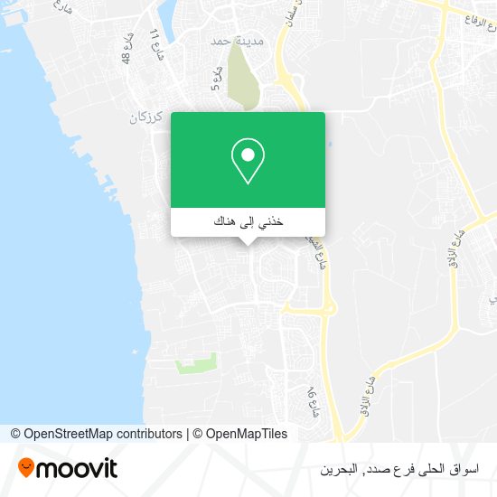 خريطة اسواق الحلى فرع صدد