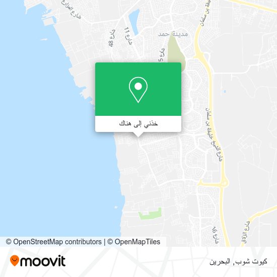 خريطة كيوت شوب
