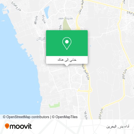 خريطة أداء بدر