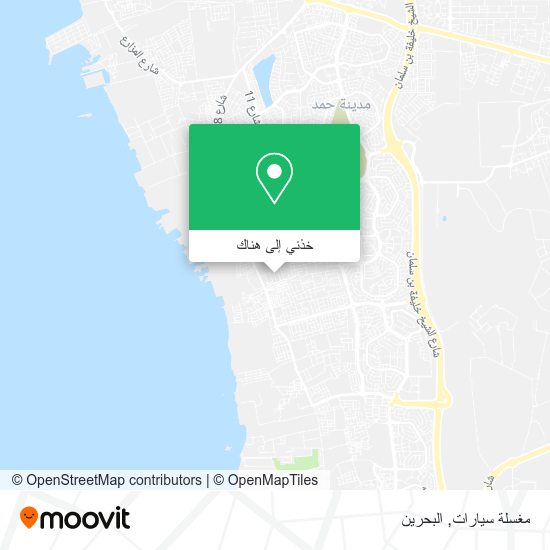 خريطة مغسلة سيارات