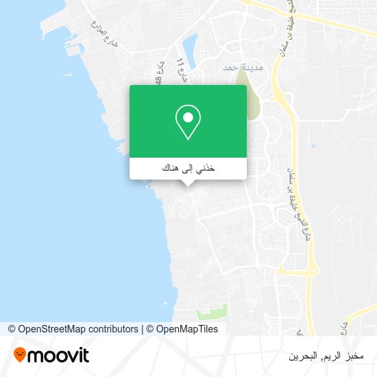 خريطة مخبز الريم