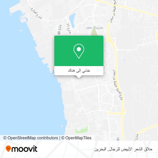خريطة حلاق الشعر الأبيض للرجال