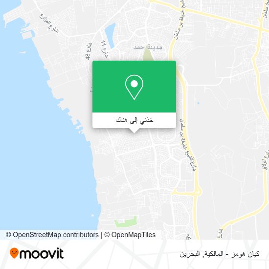 خريطة كيان هومز - المالكية