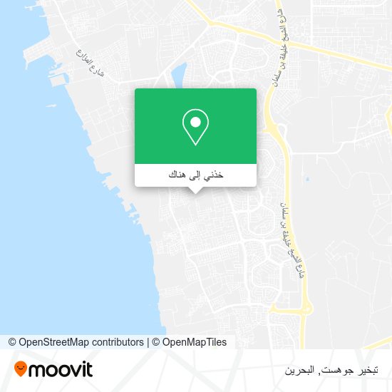 خريطة تبخير جوهست
