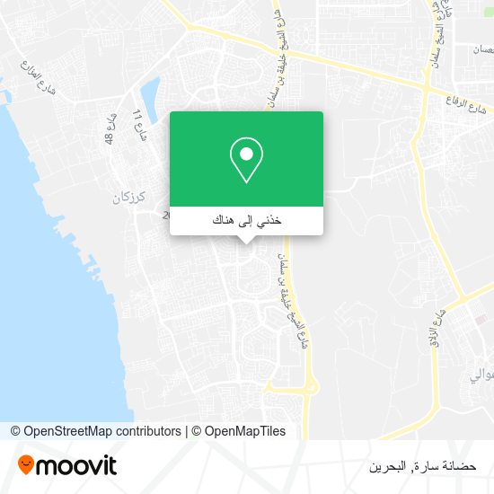 خريطة حضانة سارة