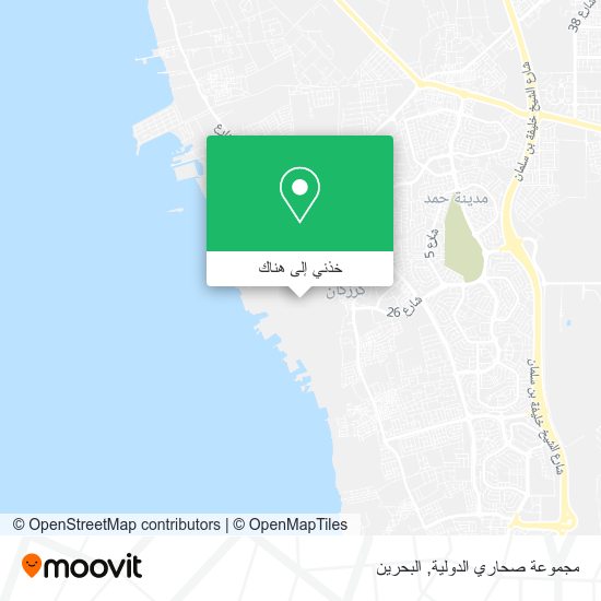 خريطة مجموعة صحاري الدولية