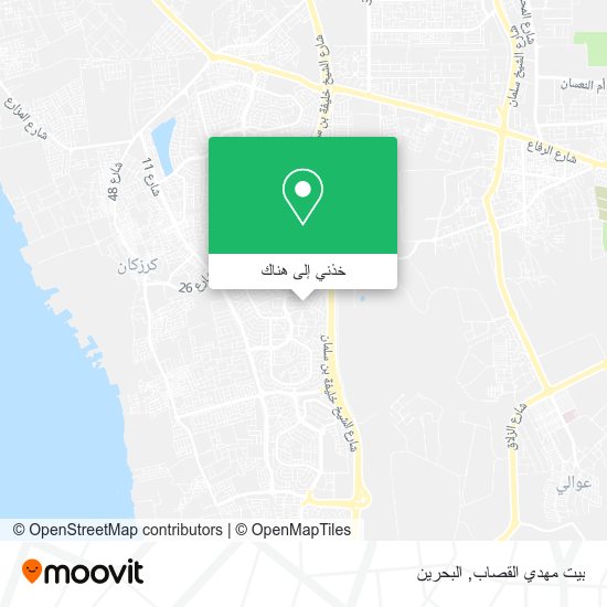 خريطة بيت مهدي القصاب