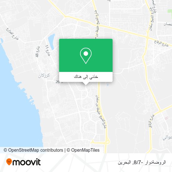 خريطة الروضةدوار -8/7