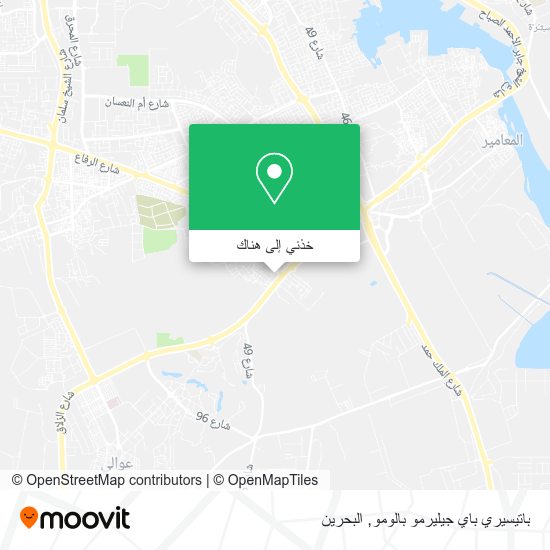 خريطة باتيسيري باي جيليرمو بالومو