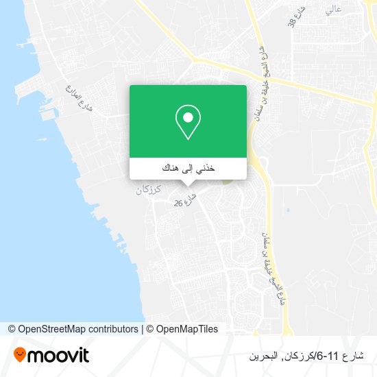 خريطة شارع 11-6/كرزكان