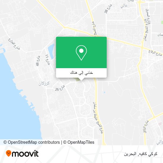 خريطة كوكي كافيه