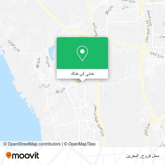خريطة محل فروج
