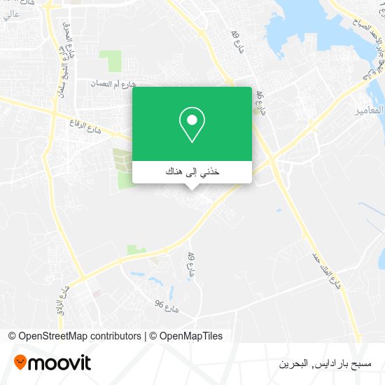 خريطة مسبح بارادايس