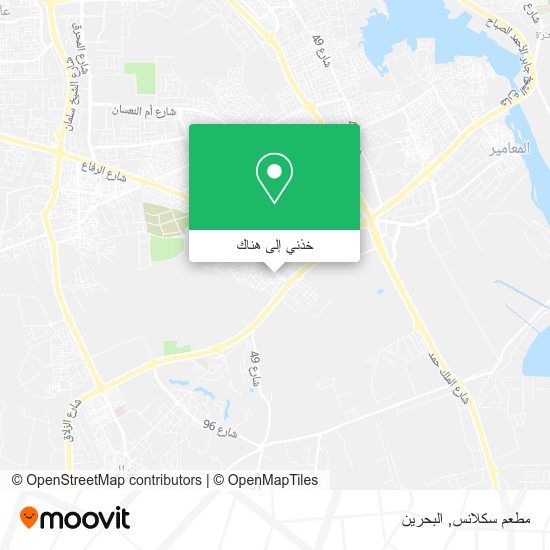 خريطة مطعم سكلانس