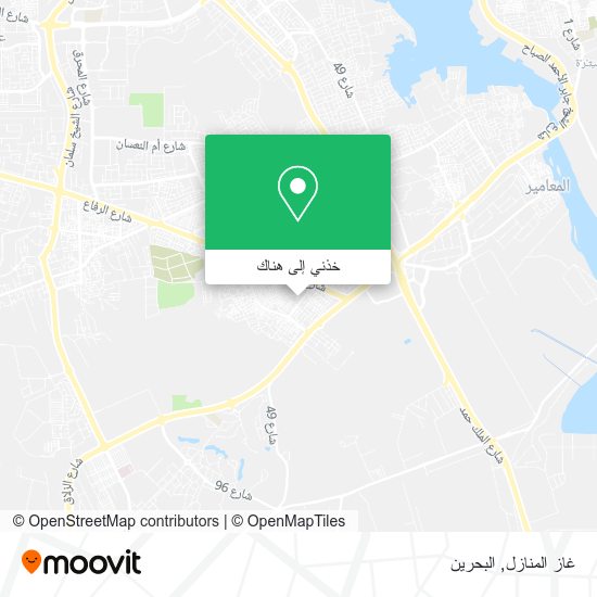خريطة غاز المنازل