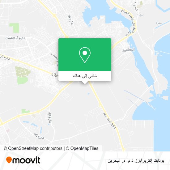 خريطة يونايتد إنتربرايزز ذ.م. م