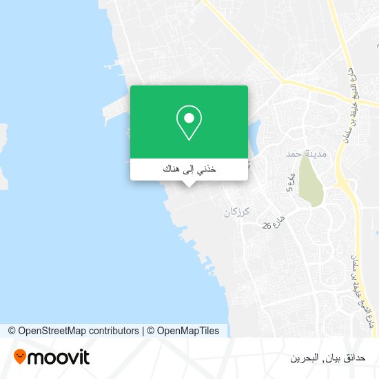 خريطة حدائق بيان