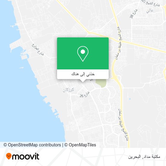 خريطة مكتبة مداد