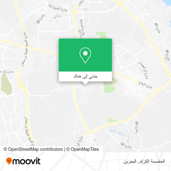 خريطة العاصمة الكرك