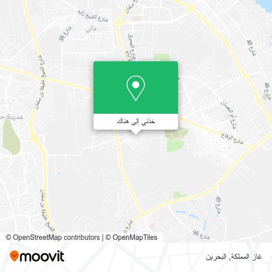 خريطة غاز المملكة