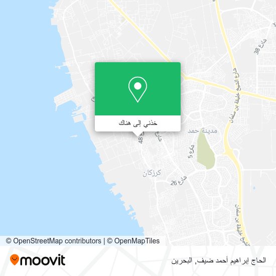 خريطة الحاج إبراهيم أحمد ضيف