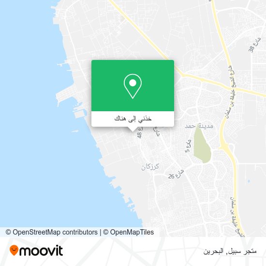 خريطة متجر سبيل