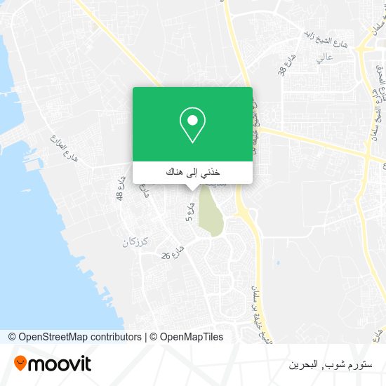 خريطة ستورم شوب