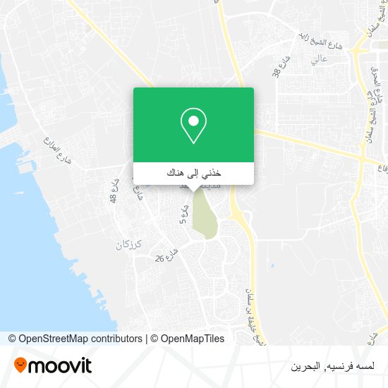 خريطة لمسه فرنسيه