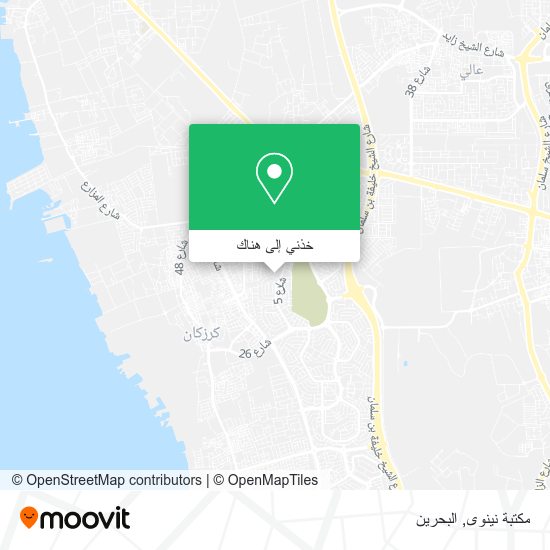 خريطة مكتبة نينوى