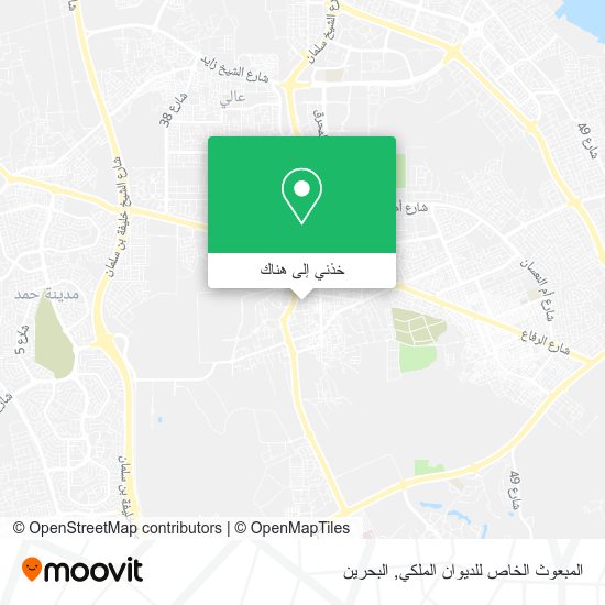 خريطة المبعوث الخاص للديوان الملكي