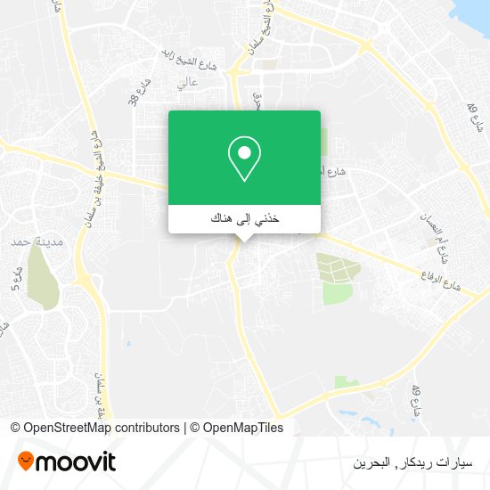 خريطة سيارات ريدكار