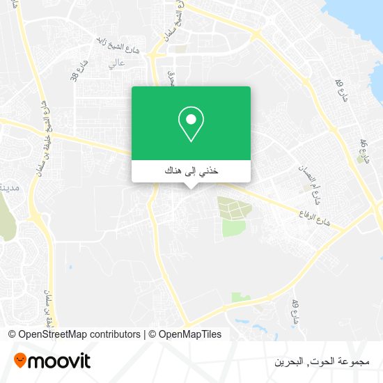 خريطة مجموعة الحوت