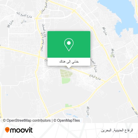 خريطة الرفاع الحنينية