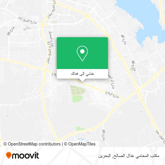خريطة مكتب المحامي عذال الصالح