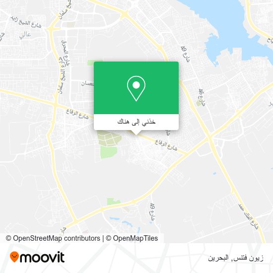 خريطة زيون فتنس