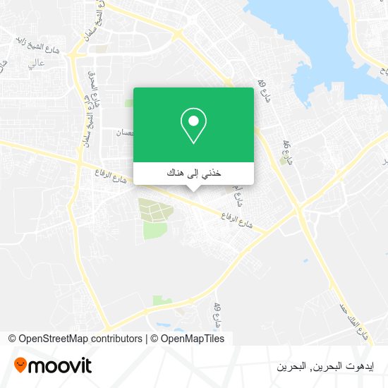 خريطة إيدهوت البحرين