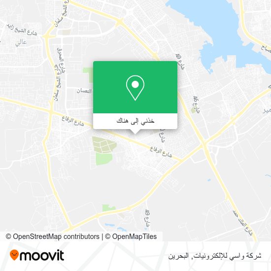 خريطة شركة واسي للإلكترونيات