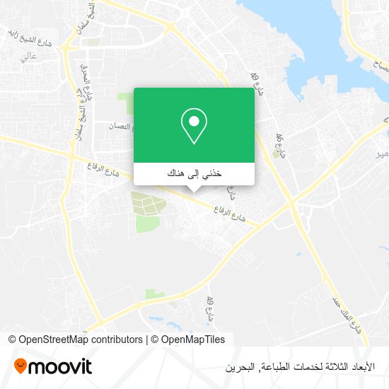 خريطة الأبعاد الثلاثة لخدمات الطباعة