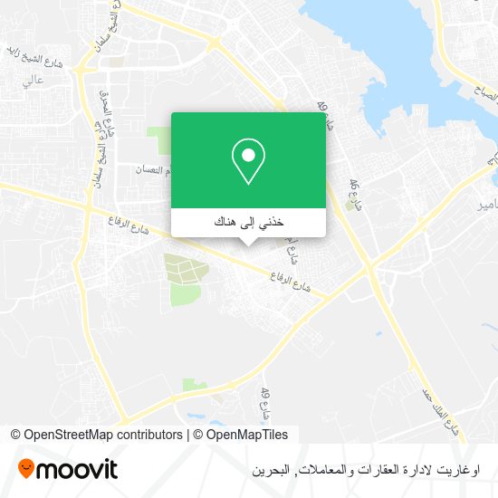 خريطة اوغاريت لادارة العقارات والمعاملات