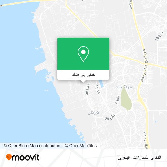 خريطة التكوير للمقاولات